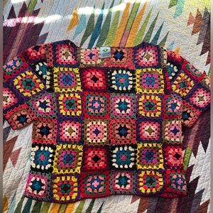 Farm Rio crochet top